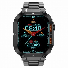 GRAVITY GT6-2 MEN'S SMARTWATCH - CALL MAKING, SNOW MONITOR (sg020b)SMARTWATCH MĘSKI Gravity GT6-2 - WYKONYWANIE POŁĄCZEŃ, MONITOR SNU (sg020b)