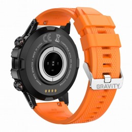 GRAVITY GT9-4 MEN'S SMARTWATCH - CONNECTIONS MAKER, PRESSURE METER (sg021d)SMARTWATCH MĘSKI Gravity GT9-4 - WYKONYWANIE POŁĄCZEŃ, CIŚNIENIOMIERZ (sg021d)