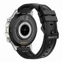 GRAVITY GT9-6 MEN'S SMARTWATCH - CONNECTIONS MAKER, PRESSURE METER (sg021f)SMARTWATCH MĘSKI Gravity GT9-6 - WYKONYWANIE POŁĄCZEŃ, CIŚNIENIOMIERZ (sg021f)