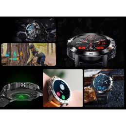 GRAVITY GT9-6 MEN'S SMARTWATCH - CONNECTIONS MAKER, PRESSURE METER (sg021f)SMARTWATCH MĘSKI Gravity GT9-6 - WYKONYWANIE POŁĄCZEŃ, CIŚNIENIOMIERZ (sg021f)