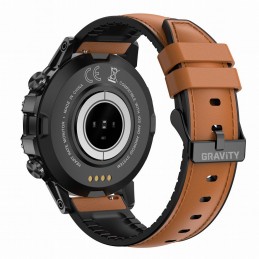 GRAVITY GT9-7 MEN'S SMARTWATCH - CONNECTIONS MAKER, PRESSURE METER (sg021g)SMARTWATCH MĘSKI Gravity GT9-7 - WYKONYWANIE POŁĄCZEŃ, CIŚNIENIOMIERZ (sg021g)