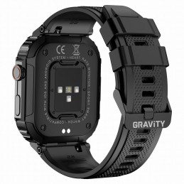 GRAVITY GT6-1 MEN'S SMARTWATCH - CALL EXECUTION, SNOW MONITOR (sg020a)SMARTWATCH MĘSKI Gravity GT6-1 - WYKONYWANIE POŁĄCZEŃ, MONITOR SNU (sg020a)