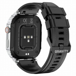 SMARTWATCH MEN'S GRAVITY GT6-5 - CONNECTIONS MAKER, SNOW MONITOR (sg020e)SMARTWATCH MĘSKI Gravity GT6-5 - WYKONYWANIE POŁĄCZEŃ, MONITOR SNU (sg020e)