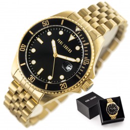 PAUL LORENS MALE WATCH - PL13030B-1D1 (zg350b) + BOXZEGAREK MĘSKI PAUL LORENS - PL13030B-1D1 (zg350b) + BOX