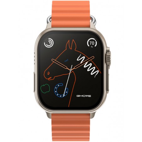 SMARTWATCH UNISEX Rubicon RNCF17 - BLUETOOTH CALL, WIRELESS CHARGING (sr059b)