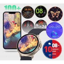 SMARTWATCH UNISEX Rubicon RNCF15 - BLUETOOTH CALL, WIRELESS CHARGING (sr057c)SMARTWATCH UNISEX Rubicon RNCF15 - BLUETOOTH CALL, ŁADOWANIE BEZPRZEWODOWE (sr057c)