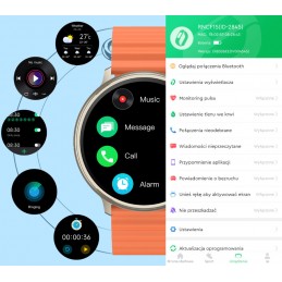 SMARTWATCH UNISEX Rubicon RNCF15 - BLUETOOTH CALL, WIRELESS CHARGING (sr057c)SMARTWATCH UNISEX Rubicon RNCF15 - BLUETOOTH CALL, ŁADOWANIE BEZPRZEWODOWE (sr057c)