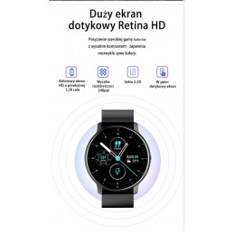 SMARTWATCH UNISEX GRAVITY GT1-2 PULSOMETER, OWN dial (sg015b)SMARTWATCH UNISEX GRAVITY GT1-2  PULSOMETR, WŁASNE TARCZE (sg015b)