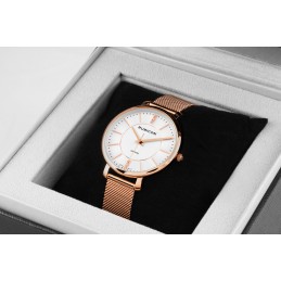 RUBICON RNBE51 WOMEN'S WATCH - GRAPHIC GLASS (zr617g)ZEGAREK DAMSKI RUBICON RNBE51 - SZAFIROWE SZKŁO (zr617g)