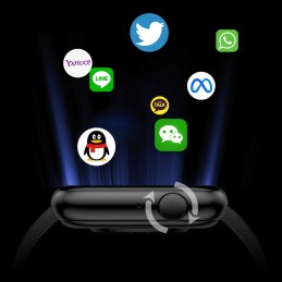 SMARTWATCH UNISEX GRAVITY GT3-3 - BLUETOOTH CONNECTIONS, OWN dial (sg022c)SMARTWATCH UNISEX GRAVITY GT3-3 - ROZMOWY BLUETOOTH, WŁASNE TARCZE (sg022c)