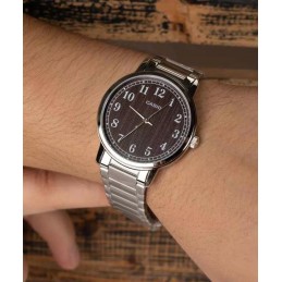 CASIO MEN'S WATCH MTP-E145D-5B1 (zd196b) + BOXZEGAREK MĘSKI CASIO MTP-E145D-5B1 (zd196b)  + BOX