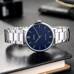 ZEGAREK DAMSKI CASIO LTP-VT01D-2B  + BOXZEGAREK MĘSKI CASIO MTP-VT01D-2B (zd165c) - KLASYKA + BOX