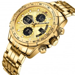 NAVIFORCE MEN'S WATCH NF9197S G/G/G + BOXZEGAREK MĘSKI NAVIFORCE NF9197S- (zn130d) + BOX