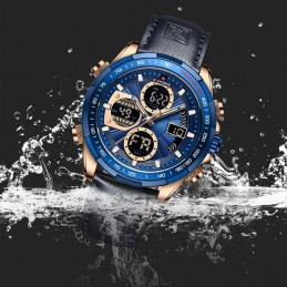 NAVIFORCE MEN'S WATCH NF9197L RG/BE/BE + BOXZEGAREK MĘSKI NAVIFORCE NF9197L- (zn127d) + BOX