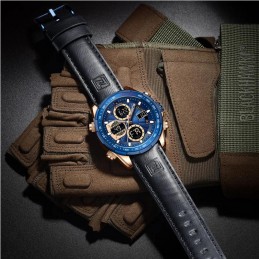 NAVIFORCE MEN'S WATCH NF9197L RG/BE/BE + BOXZEGAREK MĘSKI NAVIFORCE NF9197L- (zn127d) + BOX