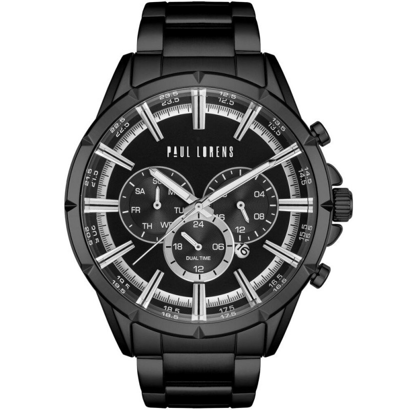 PAUL LORENS MALE WATCH - PL13605B-1A5 (zg359d) + BOX  ZEGAREK MĘSKI PAUL LORENS - PL13605B-1A5 (zg359d) + BOX