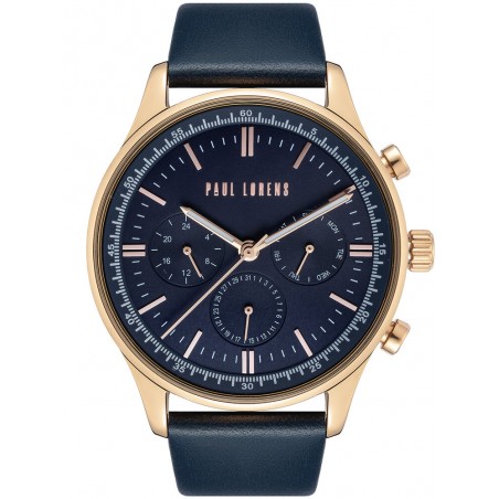 PAUL LORENS MALE WATCH - PL10602A2-6F3 (zg362d) + BOX