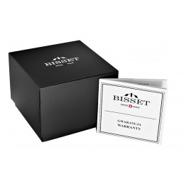 MEN'S WATCH BISSET BSCE61 (zb097a) - SAFETY GLASSZEGAREK MĘSKI BISSET BSCE61 (zb097a) - SZAFIROWE SZKŁO