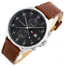 TOMMY HILFIGER MEN'S WATCH 1791710 WEST + BOXZEGAREK MĘSKI TOMMY HILFIGER 1791710 WEST (zf020a)