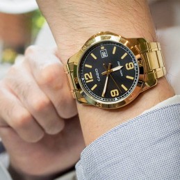 ZEGAREK MĘSKI CASIO MTP-V004G-1B (zd047h) + BOXZEGAREK MĘSKI CASIO MTP-V004G-1B + BOX