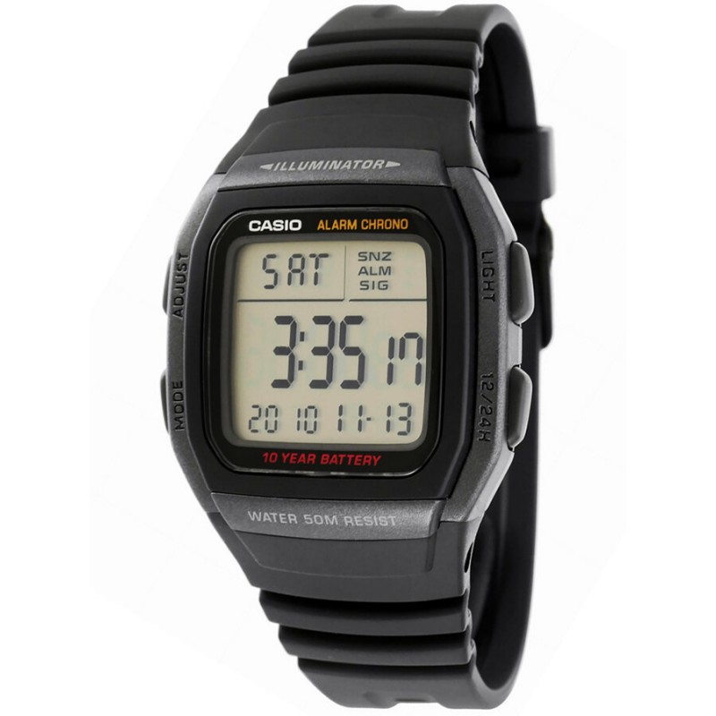 ZEGAREK MĘSKI CASIO W-96H-1B + BOX  ZEGAREK MĘSKI CASIO W-96H-1B + BOX