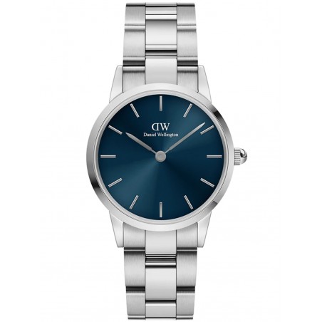 DANIEL WELLINGTON WOMEN'S WATCH DW00100457 Iconic Link Arctic 28mm Blue