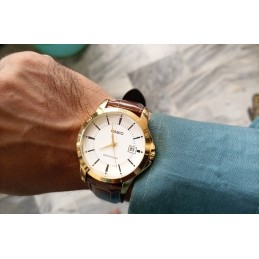 ZEGAREK MĘSKI CASIO MTP-V004GL-7A (zd046b) + BOXZEGAREK MĘSKI CASIO MTP-V004GL 7A (zd046b) + BOX