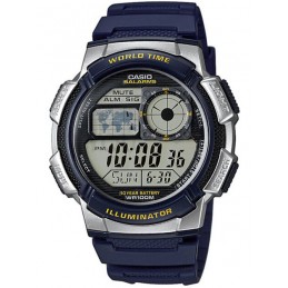 ZEGAREK MĘSKI CASIO AE-1000W 2AV (zd073e) - WORLD TIME + BOXZEGAREK MĘSKI CASIO AE-1000W 2AV (zd073e) - WORLD TIME + BOX