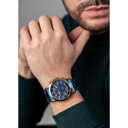 PAUL LORENS MEN'S WATCH - PL3844B2-6F3 + BOXZEGAREK MĘSKI PAUL LORENS - PL3844B2-6F3 (zg363e) + BOX