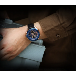 NAVIFORCE MEN'S WATCH NF9197L RG/BE/BE + BOXZEGAREK MĘSKI NAVIFORCE NF9197L- (zn127d) + BOX