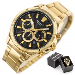 ZEGAREK MĘSKI PERFECT M501CH-06 - CHRONOGRAF (zp381b) + BOXZEGAREK MĘSKI PERFECT M501CH-06 - CHRONOGRAF (zp381b) + BOX