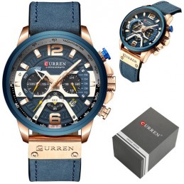 CURREN MEN'S WATCH 8329 (zc027e) - CHRONOGRAPH + BOXZEGAREK MĘSKI CURREN 8329 (zc027e) - CHRONOGRAF + BOX