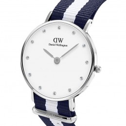 DANIEL WELLINGTON Glasgow Silver Ladies' Watch DW00100082 + BOXZEGAREK DAMSKI DANIEL WELLINGTON Glasgow Silver DW00100082 + BOX