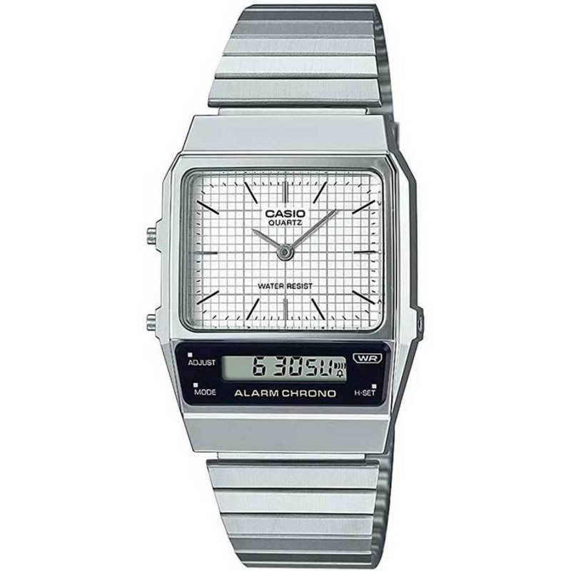 ZEGAREK UNISEX CASIO Vintage Dual Time AQ-800E-7A + BOX  ZEGAREK UNISEX CASIO Vintage Dual Time AQ-800E-7A + BOX