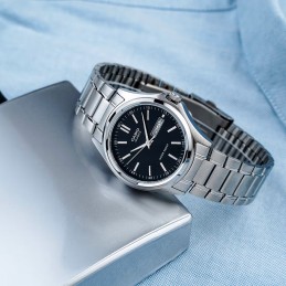 KLASYCZNY ZEGAREK MĘSKI CASIO MTP-1239D-1A - MULTIDATA  + BOXZEGAREK MĘSKI CASIO MTP-1239D-1A - MULTIDATA (zd040b) + BOX