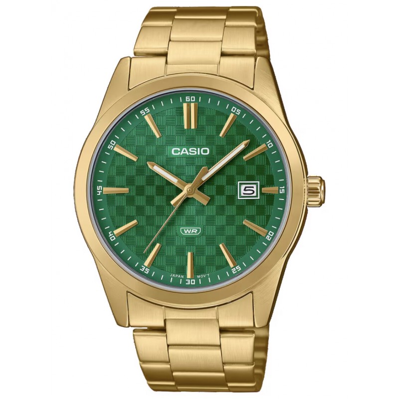 ZEGAREK MĘSKI CASIO MTP-VD03G-3A + BOX  ZEGAREK MĘSKI CASIO MTP-VD03G-3A + BOX