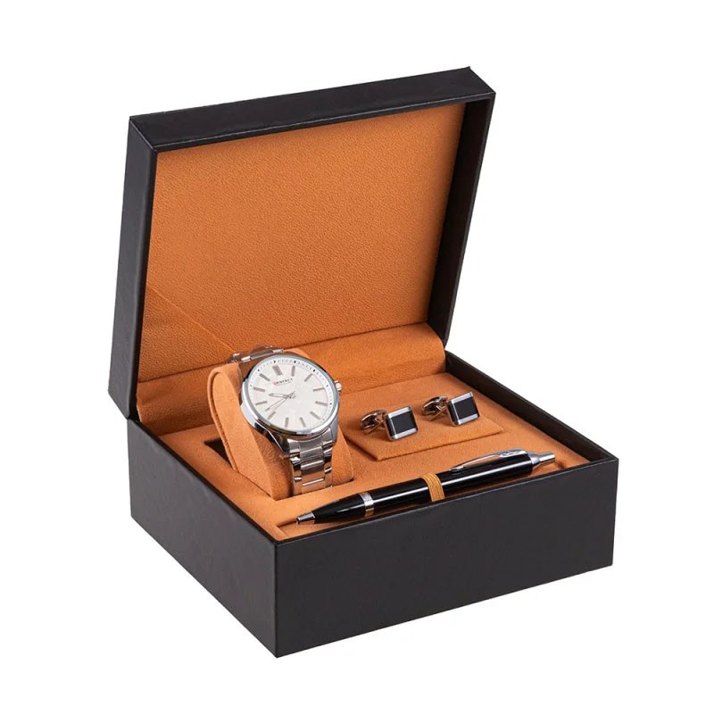 Zestaw Długopis Parker IM Czarny  + Zegarek Perfect + Spinki [1931665/1]  