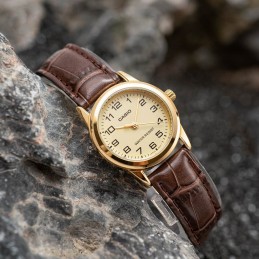 ZEGAREK DAMSKI CASIO LTP-V001GL-9B (zd588b) + BOXZEGAREK DAMSKI CASIO LTP-V001GL-9BUDF (zd588b) + BOX