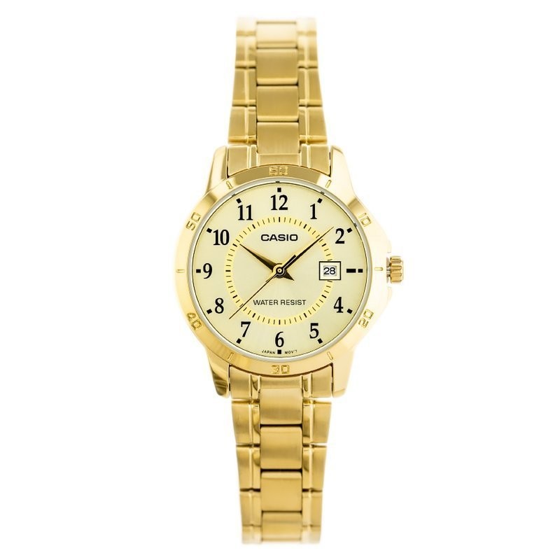 ZEGAREK DAMSKI CASIO LTP-V004G-9B (zd568c) + BOX  ZEGAREK DAMSKI CASIO LTP-V004G-9BUDF (zd568c) + BOX