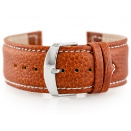 W71 leather watch strap - brown - 24mmPasek skórzany do zegarka W71 - brązowy - 24mm