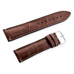 U18 watch rubber strap - brown/black- 22mmPasek gumowy do zegarka U18 - brąz/czarny- 22mm
