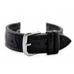 U18 rubber watch strap - black - 20mmPasek gumowy do zegarka U18 - czarny - 20mm