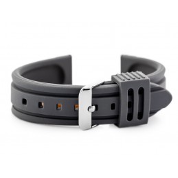 U09 rubber watch strap - gray - 24mmPasek gumowy do zegarka U09 - szary - 24mm