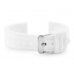 U09 rubber watch strap - white - 20mmPasek gumowy do zegarka U09 - biały - 20mm