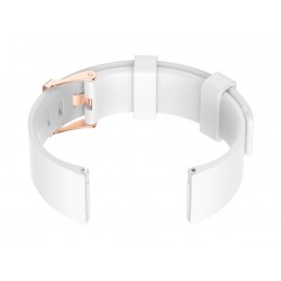 U15 rubber watch strap - white/rosegold - 20mmPasek gumowy do zegarka U15 - biały/rosegold - 20mm