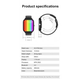 SMARTWATCH UNISEX PACIFIC 20-2 - ECG, MAKING CALLS (sy017b)SMARTWATCH PACIFIC 20-2 - EKG, WYKONYWANIE POŁĄCZEŃ (sy017b)