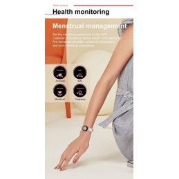 WOMEN'S SMARTWATCH PACIFIC 18-2 - BRANSOLET + BELT: Rosegold / White (sy015b)SMARTWATCH PACIFIC 18-2 - BRANSOLETA + PASEK: Rosegold / Biały (sy015b)