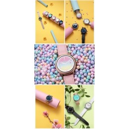 WOMEN'S SMARTWATCH PACIFIC 18-2 - BRANSOLET + BELT: Rosegold / White (sy015b)SMARTWATCH PACIFIC 18-2 - BRANSOLETA + PASEK: Rosegold / Biały (sy015b)