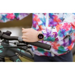 WOMEN'S SMARTWATCH PACIFIC 18-2 - BRANSOLET + BELT: Rosegold / White (sy015b)SMARTWATCH PACIFIC 18-2 - BRANSOLETA + PASEK: Rosegold / Biały (sy015b)