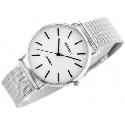 WOMEN'S WATCH PERFECT E334 - mesh (zp932d) + BOXZEGAREK DAMSKI PERFECT E334 - siatka (zp932d) + BOX